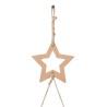Sapin de Noël suspendu avec étoile supérieure 74 x 150 cm Branche naturelle 535917535917