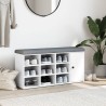 Banc à chaussures blanc 102x32x50 cm bois d'ingénierie 535921535921