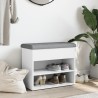 Banc à chaussures Blanc 62x32x50 cm Bois d'ingénierie 535930535930