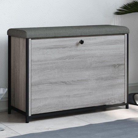 Banc à chaussures tiroir rabattable chêne sonoma 82x32x56 cm 535938535938
