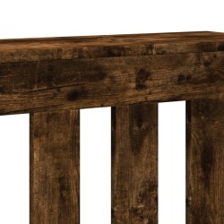 Cache-radiateur chêne fumé 104x20x82 cm bois d'ingénierie 535939535939
