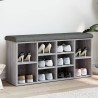 Banc à chaussures sonoma gris 102x32x50 cm bois d'ingénierie 535941535941