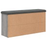 Banc à chaussures sonoma gris 102x32x50 cm bois d'ingénierie 535941535941
