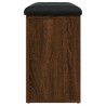 Banc à chaussures chêne marron 82x32x50 cm Bois d'ingénierie 535944535944