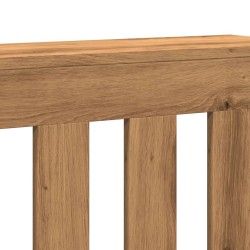 Cache-radiateur chêne artisanal 104x20x82 cm bois d'ingénierie 535953535953