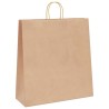 Sacs en papier 250 pcs avec poignées marron 45x17x48 cm 535957535957