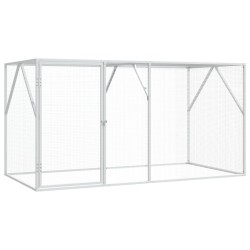 Cage pour oiseaux Anthracite 208 x 102 x 108 cm Acier galvanisé 535961535961