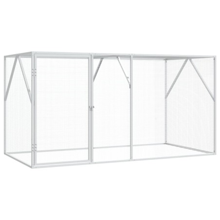 Cage pour oiseaux Anthracite 208 x 102 x 108 cm Acier galvanisé 535961535961