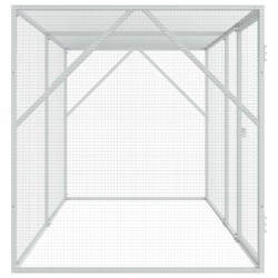 Cage pour oiseaux Anthracite 208 x 102 x 108 cm Acier galvanisé 535961535961