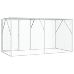 Cage pour oiseaux Anthracite 208 x 102 x 108 cm Acier galvanisé 535961535961