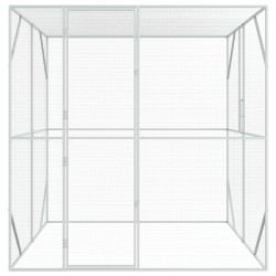 Cage pour oiseaux Anthracite 209 x 202 x 214 cm Acier galvanisé 535962535962
