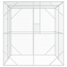 Cage pour oiseaux Anthracite 209 x 202 x 214 cm Acier galvanisé 535962535962