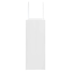 Sacs en papier 50 pcs avec poignées blanc 21x11x28 cm 535987535987