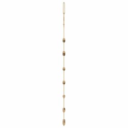 Sapins de Noël suspendus avec étoiles supérieures 2 pièces 42x90 cm Branche naturelle 535991535991