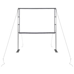 Écran de projection avec supports 90 pouces 4:3 535995535995