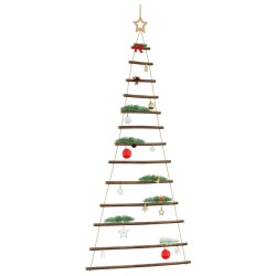 Sapin de Noël suspendu avec étoile supérieure 86 x 180 cm Branche naturelle 536000536000