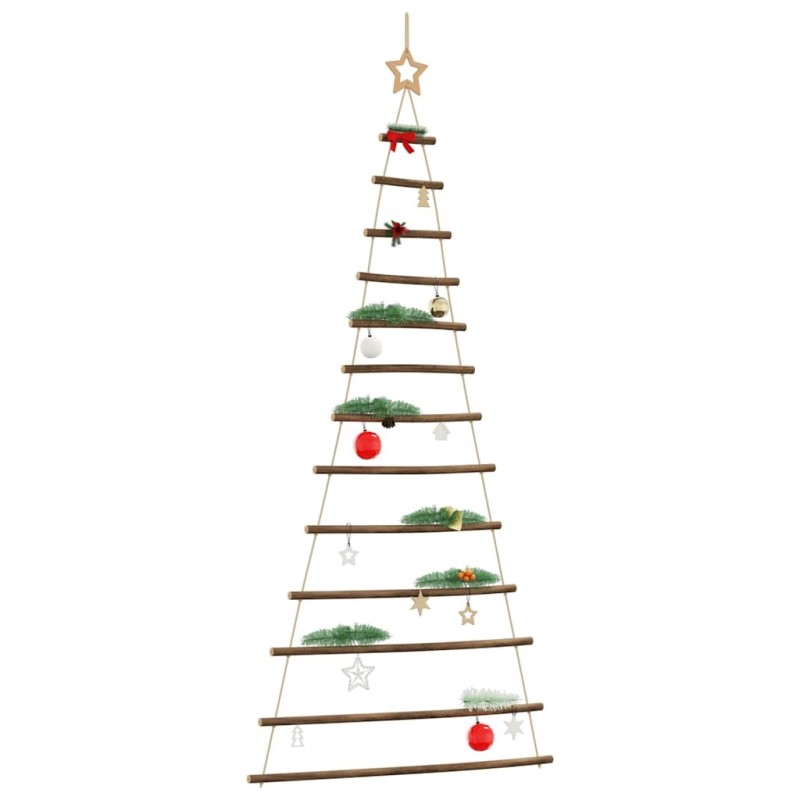 Sapin de Noël suspendu avec étoile supérieure 86 x 180 cm Branche naturelle 536000536000
