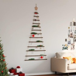 Sapin de Noël suspendu avec étoile supérieure 86 x 180 cm Branche naturelle 536000536000