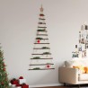 Sapin de Noël suspendu avec étoile supérieure 86 x 180 cm Branche naturelle 536000536000