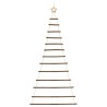 Sapin de Noël suspendu avec étoile supérieure 86 x 180 cm Branche naturelle 536000536000