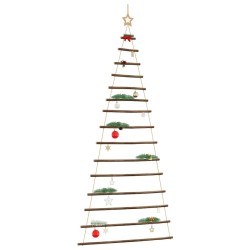 Sapin de Noël suspendu avec étoile supérieure 100 x 210 cm Branche naturelle 536001536001
