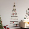 Sapin de Noël suspendu avec étoile supérieure 100 x 210 cm Branche naturelle 536001536001