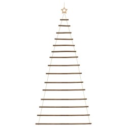Sapin de Noël suspendu avec étoile supérieure 100 x 210 cm Branche naturelle 536001536001
