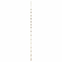 Sapin de Noël suspendu avec étoile supérieure 100 x 210 cm Branche naturelle 536001536001