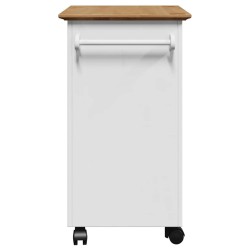 Chariot de cuisine BODO blanc et marron 67,5x45x80 cm 536009536009