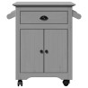 Chariot de cuisine BODO gris 72x45x80 cm 536016536016