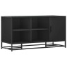 Banc à chaussures noir 100x40x53,5cm bois d'ingénierie et métal 536030536030