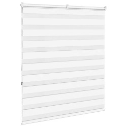 Store zèbre blanc 130x150 cm largeur du tissu 125,9cm polyester 536038536038