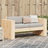 Canapé de jardin 2 places 134x60x62 cm bois de pin massif 536040536040