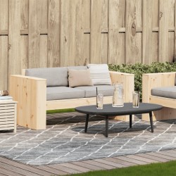 Canapé de jardin 2 places 134x60x62 cm bois de pin massif 536040536040