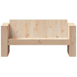 Canapé de jardin 2 places 134x60x62 cm bois de pin massif 536040536040