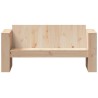 Canapé de jardin 2 places 134x60x62 cm bois de pin massif 536040536040