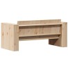 Canapé de jardin 2 places 134x60x62 cm bois de pin massif 536040536040