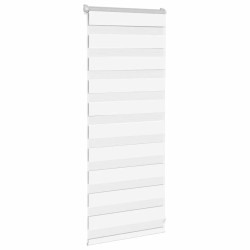 Store zèbre blanc 65x100 cm largeur du tissu 60,9 cm polyester 536071536071