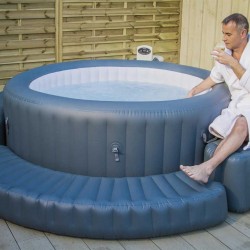 Bestway Bord gonflable Lay-Z-Spa pour bain à remous rond 536076536076