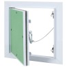 Panneau d'Accès Vert et Argent 30 x 30 cm Aluminium et Plâtre 536099536099