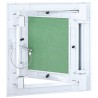 Panneau d'Accès Vert et Argent 30 x 30 cm Aluminium et Plâtre 536099536099