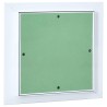 Panneau d'Accès Vert et Argent 30 x 30 cm Aluminium et Plâtre 536099536099