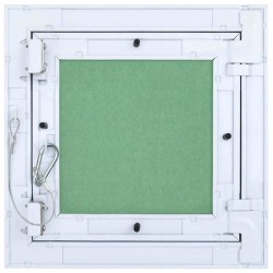 Panneau d'Accès Vert et Argent 30 x 30 cm Aluminium et Plâtre 536099536099