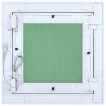 Panneau d'Accès Vert et Argent 30 x 30 cm Aluminium et Plâtre 536099536099