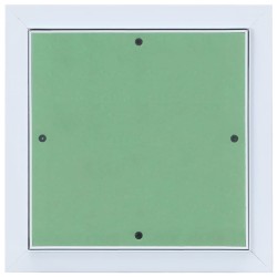 Panneau d'Accès Vert et Argent 30 x 30 cm Aluminium et Plâtre 536099536099