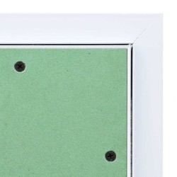Panneau d'Accès Vert et Argent 30 x 30 cm Aluminium et Plâtre 536099536099