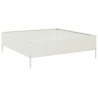 Lit surélevé de jardin blanc 100x100x33,5 cm acier 536108536108