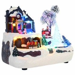 Décor de table de Noël Multicolore 23,5 x 16 x 18,5 cm Résine 536124536124
