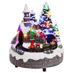 Décor de table de Noël Multicolore 16 x 16 x 19 cm Résine 536125536125