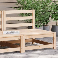 Canapé de jardin sans accoudoirs 70x70x67 cm bois de pin massif 536128536128